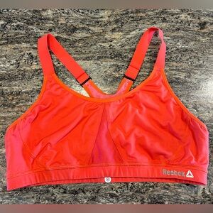 Reebok Vibrant Orange Sports Bra